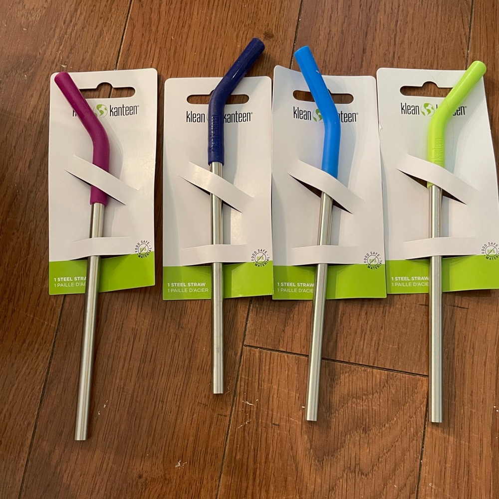 Klean Kanteen metal straw 4 pack